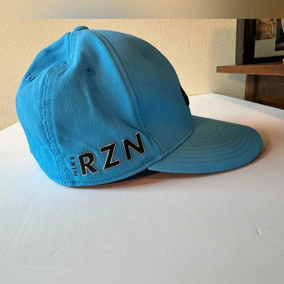 Nike FlexFit Golf Hat - blue and black, OSFM - Picture 2 of 6